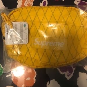Supreme waist bag yellow